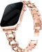 Strap-it Luxe Stalen Horlogeband - Rosé Goud - Chain Schakel - Geschikt voor Apple Watch 44mm/45mm/46mm/49mm