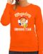 Bellatio Decorations Shoppartners Bv Koningsdag sweater Kingsday drinking team - oranje - dames - koningsdag outfit / kleding XXL
