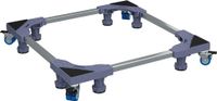 vidaXL Wasmachinebasis Grijs 66 x 66 x 12 cm Roestvrij Staal