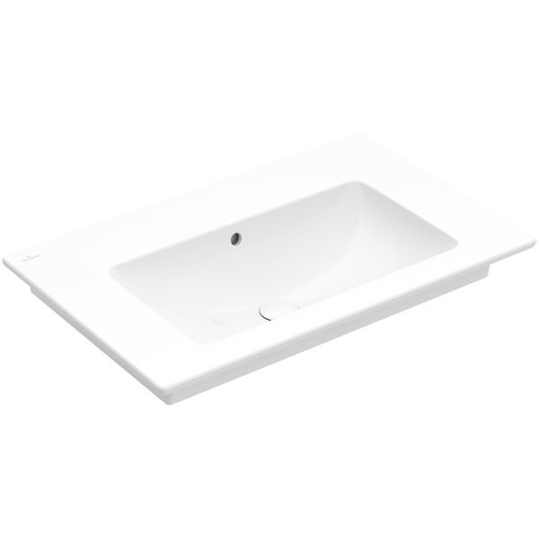 Villeroy & Boch Villeroy en Boch Venticello meubelwastafel zonder kraangat 80x50cm met overloop wit 41048J01