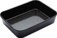 MasterClass Emaille Braadpan - Zwart - Staal - 34 x 26 x 7 cm