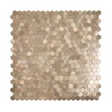 HOME DECO FACTORY - HD7714 - Zelfklevende Stijve Mozaïek Achterwand voor Keuken en Badkamer - Eenvoudig te Installeren - Naadloos - Bronskleurig - Maat 2
