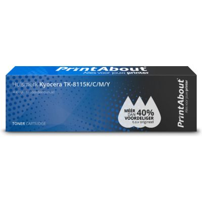 PrintAbout Huismerk Kyocera TK-8115K/C/M/Y Toner 4-kleuren Voordeelbundel