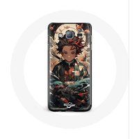 Maniacase Etui voor Samsung Galaxy J5 2016 Demon Slayer Tanjiro Anime Manga