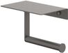 IVY Toiletrolhouder met Planchet - Geborsteld Metal Black PVD