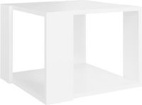 vidaXL Salontafel 40x40x30 cm bewerkt hout wit