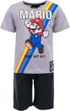 4KidsOnly Super Mario Shortama Unisex Katoen Multi Colour Korte mouw Maat 122
