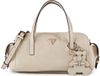GUESS Kassie Box Satchel Handtas Schoudertas Cream White