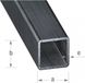 CQFD VIERKANT BUISPROF KOUD GEWALST 16X16X1MM 1M