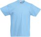 Fruit Of The Loom Originele T-shirt met korte mouwen voor kinderen / kinder (Hemel Blauw)