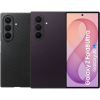 Samsung Galaxy Z Fold 8 Ultra 256GB Paars 5G + Carbon Back Cover met Magneet Zwart