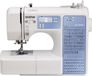 Brother Machine à coudre électronique FS100WT, 100 programmes de points, écran LCD, enfile-aiguille automatique, régulateur de vitesse