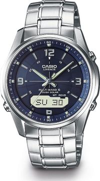 Casio Radio Controlled LCW-M100DSE-2AER Montre homme 40 mm - Argenté