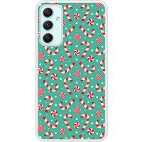 Samsung Galaxy A34 5G Candy Cane Silicone Case