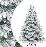 vidaXL Moderne Kunstkerstboom met Sneeuw - Wit - 180 cm