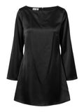 Pieces Pcevy Ls Short Dress Black