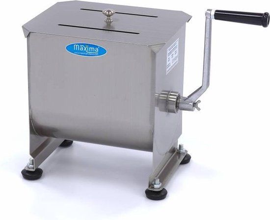 Maxima Vleesmenger - 10 L - 7,5 Kg Vlees - Enkele As - Handmatig