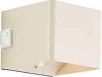 Brilliant ISEO - Lampe murale LED - Rechargeable - Avec détecteur de mouvement - IP44 - Beige sable