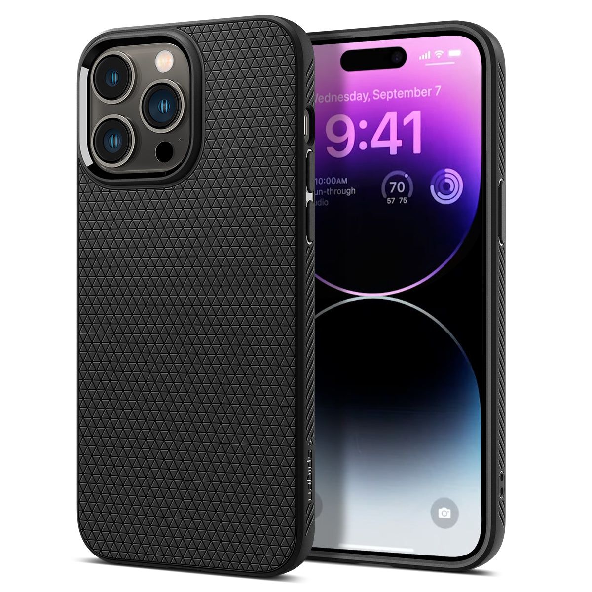 Spigen iPhone 14 Pro Hoesje - Zwart - Cover case