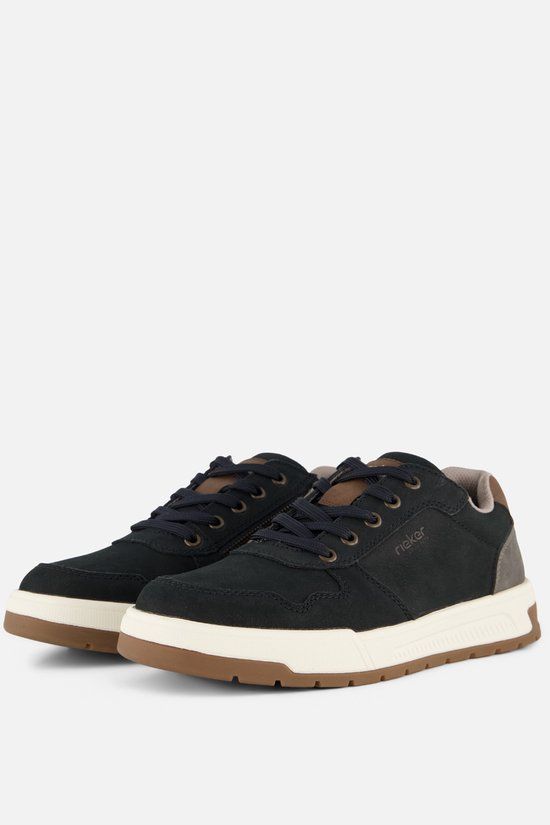 Rieker Sneakers blauw Leer - Maat 41