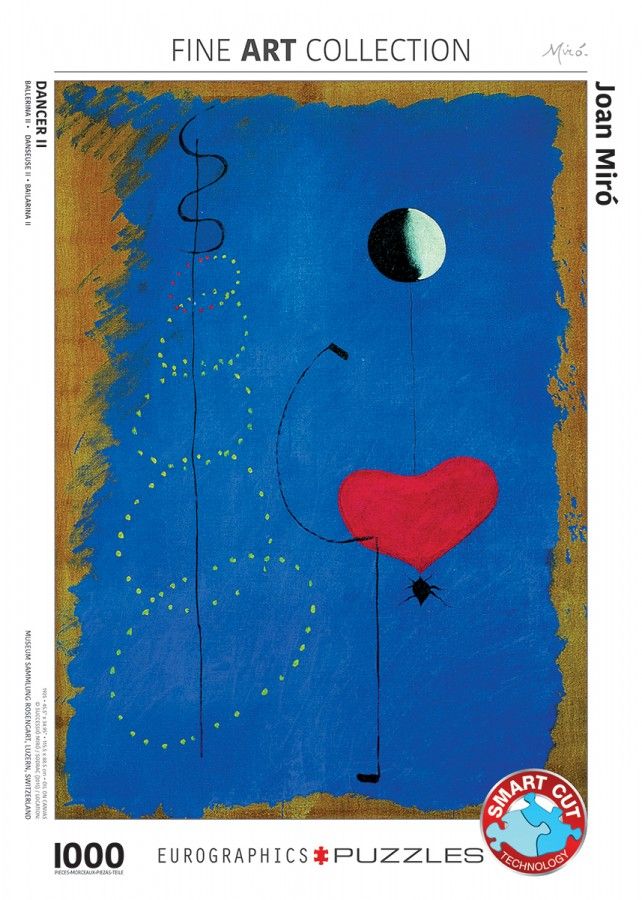 Eurographics Dancer II - Joan Miro Puzzel (1000 stukjes)