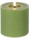 Countryfield Led kaarsen met timer functie - groen - 10x10cm
