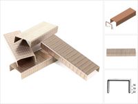 Prebena B16CLF nietjes 16 mm gebronsd 10.000 stuks