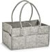 Vilten tas, organizer van vilt, tas met 9 vakken, opbergtas voor wol en haken, organizer voor kast, opbergtas voor het organiseren van het huis, 33 x 24 x 39 cm