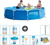 Intex Rond Frame Zwembad - 305 x 76 cm - Blauw - Compleet Pakket