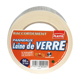 Plasto Raccord Laine de Verre/Roche Imprimé 66 mm x 75 mm
