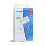 Rapesco 1493 19 mm Papierklemmen, Wit, Verpakking van 80