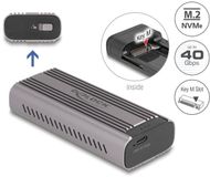 Delock USB Type-C™ 40 Gbps Enclosure for 1 x M.2 NVMe PCIe SSD