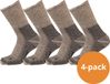 Xtreme sockswear Xtreme Trekking Sokken Thermal Medium - 4 paar Thermo sokken - Grey Mouliner - Maat 45/47