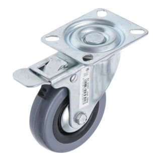 BGS Zwenkwiel met rem - Ø 75 mm - 1 stuk