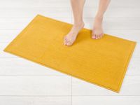 Hammetex 100% katoenen antislip badmat, 51x86 cm, mosterdgeel