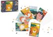 Janod - Mijn eerste mozaïek van hout – speelgoed voor kinderen – 7 geperforeerde kaarten en 70 houten speelstenen – leren van kleuren en motoriek – waterschilderen – vanaf 3 jaar J08278