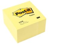 Post-it 636-B Zelfklevend notitiepapier Geel Vierkant 7,6 x 7,6 cm