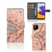 B2Ctelecom Samsung Galaxy A22 4G | M22 | Bookcase | Marmer Oranje