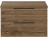 BES LED Seville Badmeubelset 80 cm - Wastafelblad Tabacco Edge Greep