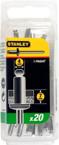 Stanley Popnagels 4x7mm - 20 stuks