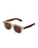 Herling Brand Herling Jensen Zonnebril Misty Tortoise Unisex UV400-bescherming Inclusief Luxe Etui