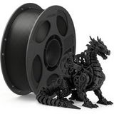 Anycubic PLA Basic Filament 1 kg - 1,75 mm ±0,02 mm - Reusable Spool Refill - Noir