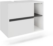 Vicco Viola Wastafelonderbouw – 80 x 60 cm met 2 laden Wit/Grijs