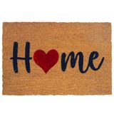 Relaxdays kokosmat, Home, 60x40 cm, antislip, weerbestendig, meerkleurig