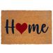 Relaxdays kokosmat, Home, 60x40 cm, antislip, weerbestendig, meerkleurig