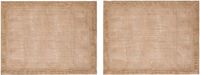 Mikasa Placemats, Set van 2 Stuks, Rechthoek, Jute, 35 x 45 CM, Naturel