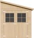 Timbela Houten tuinhuis M339A+M339G - 6,09 m² - 318x218xH251 cm - met vloer