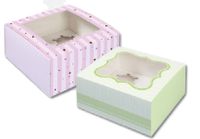 Folia 48401 Cadeaudoos Karton cadeaupapier Meerkleurig Patroon 200x200x100mm 2 Stuks