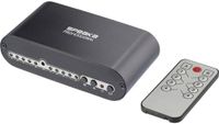 SpeaKa Professional SP-SW-200 Toslink-switch Met aluminium behuizing