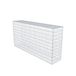 Gabion 200 cm x 100 cm x 40 cm (L x H x P), maille 5 cm x 10 cm, spirale
